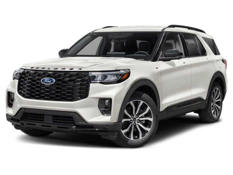 2026 Ford Explorer ST-Line 4WD Star White Metallic Tri-Coat  Shot 4