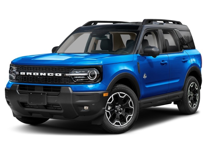 2026 Ford Bronco Sport Outer Banks 4x4 Velocity Blue Metallic  Shot 1