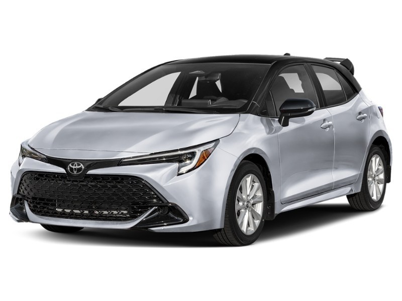 2027 Toyota Corolla Hatchback CVT Classic Silver Metallic w/Black Roof  Shot 10
