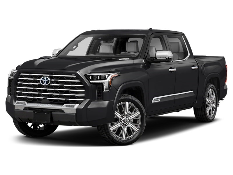 2026 Toyota Tundra Hybrid 4x4 Crewmax Capstone Hybrid Midnight Black Metallic  Shot 4
